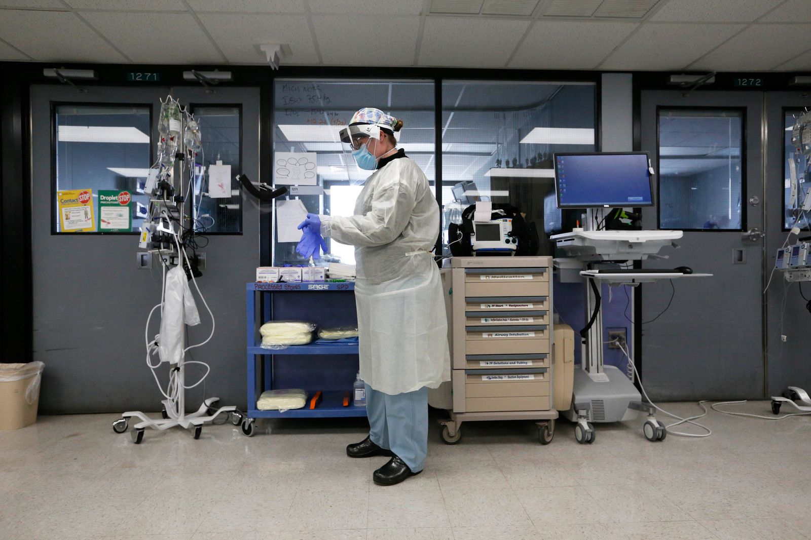 Inside a Covid-19 floor: Erie County Medical Center